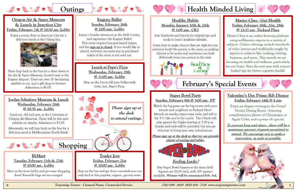 February Calendar