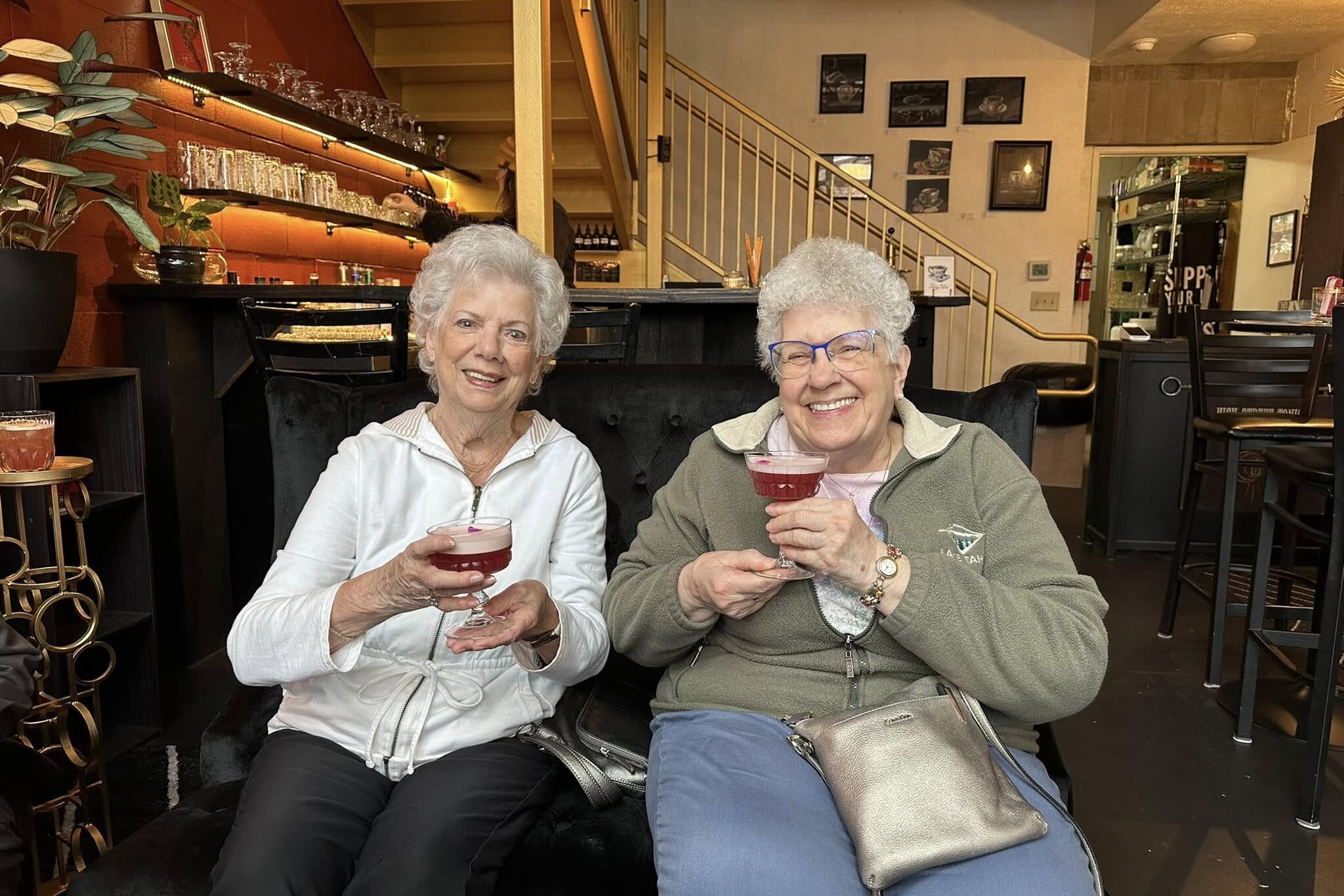 Two Ladies Enjoying Town